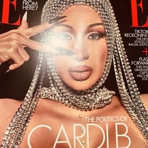 Cardi B collectible Elle magazine Sept 2020 new